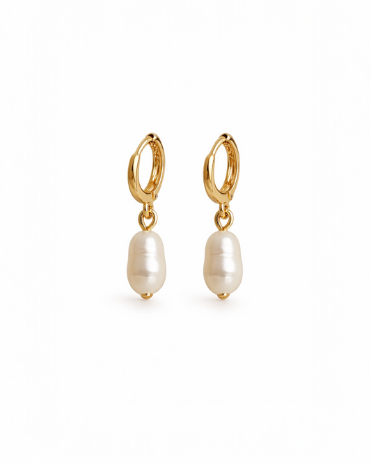 Argolinha com Pérola Delicate Dourado
