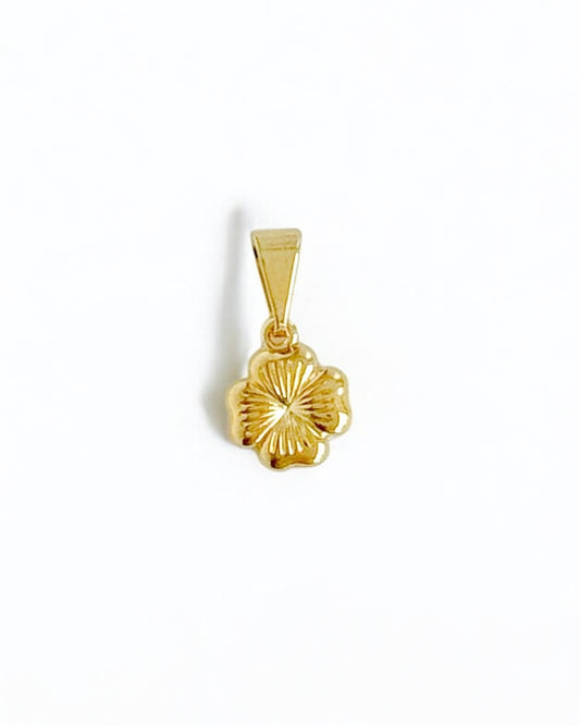 Pingente Trevo Dourado