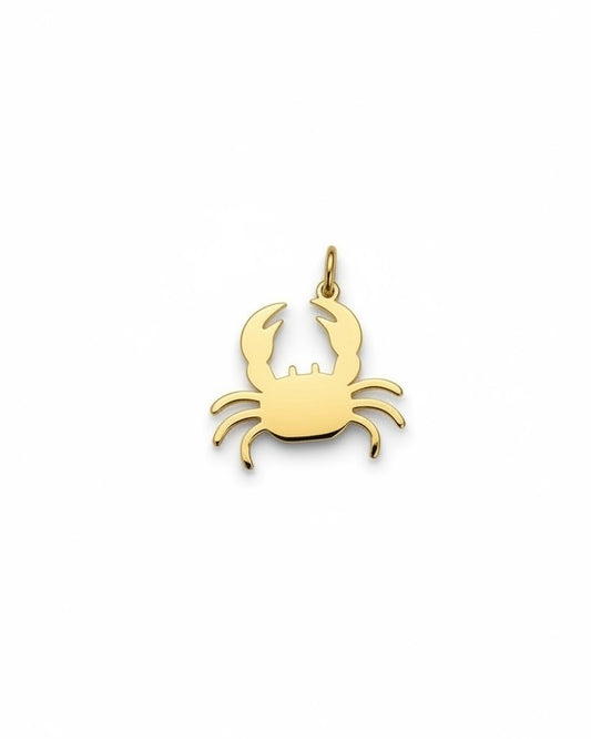 Charm Caranguejo Dourado