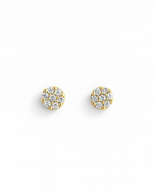 Brinco Infantil Flower Dourado
