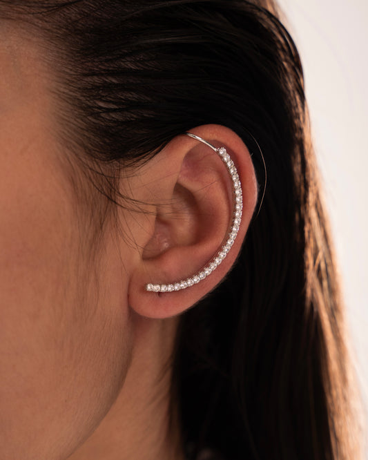 Brinco Ear Cuff Vivi Prata