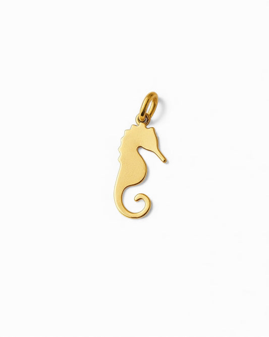 Charm Cavalo Marinho Dourado